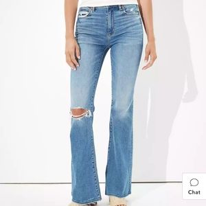 American Eagle High Rise Flare Jeans 